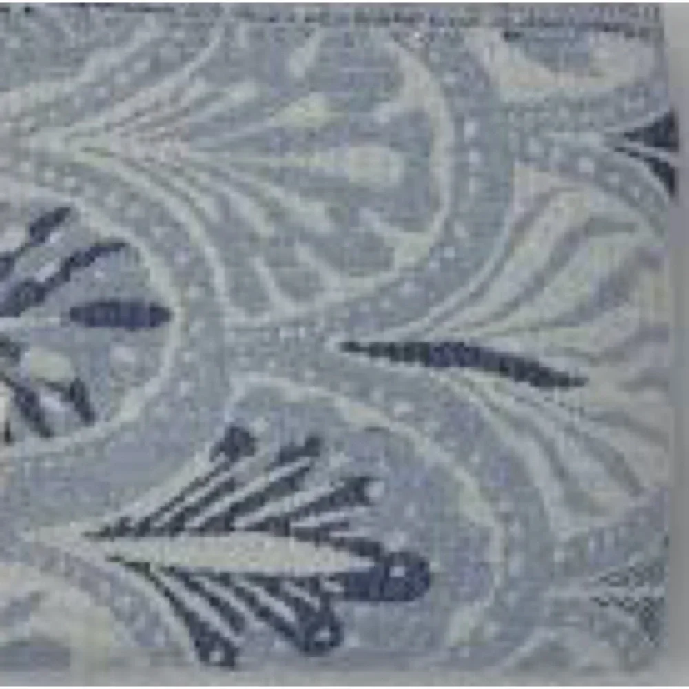 Succulents Blue Woven Cotton 2-in-1 Blanket Towel • Privacy Curtain Shower 4 PC